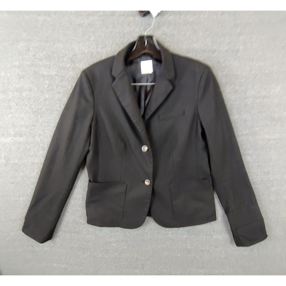 Gap Womens Blazer 6 Black The Academy‎ Jacket Academia Preppy Y2K Office Career